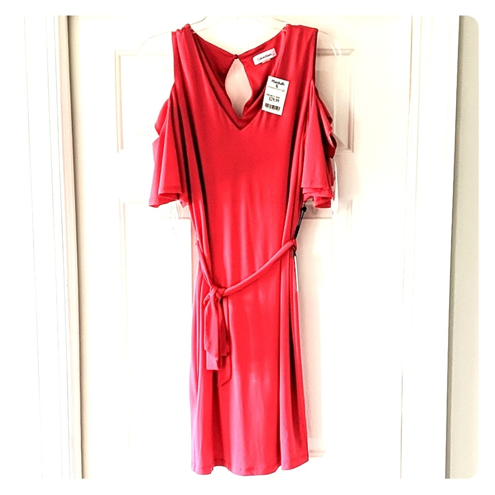 Calvin Klein coral dress